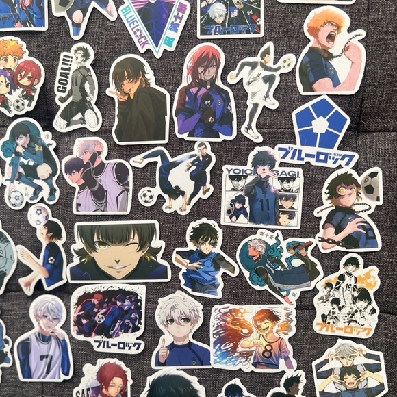 Blue Lock Anime Sticker Set 50 pcs Japanese Anime - Picture 3 of 5